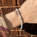 Amazonite & Mother Of Pearl Dainty Gemstone Bracelet