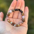 Indian Agate & Epidote Beaded Gemstone Bracelet