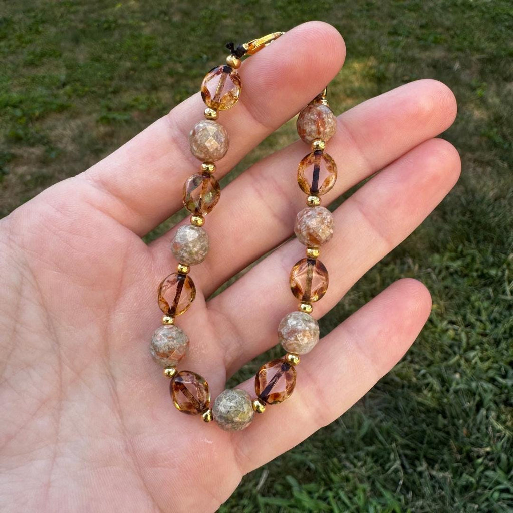 Jasper Beaded Gemstone Bracelet